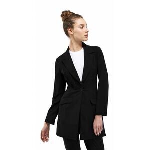 Noel Asmar Executive Medical Lab Coat Single Button Classic Lapel Size XL